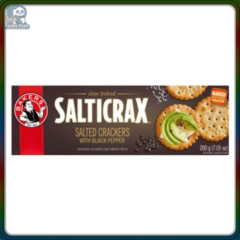 BAKERS Salticrax Black Pepper 200g