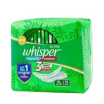 Whisper Ultra Clean XL Wings 15 pads