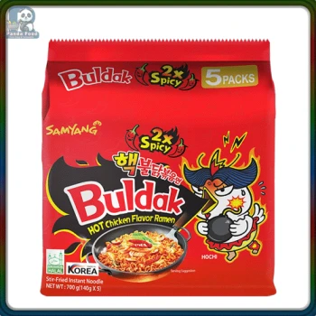 Samyang Buldak 1/2 Spicy Ramen Noodles 140g x 5Packs