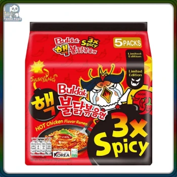 Samyang Buldak 3x Spicy Ramen Noodles 140g x 5Packs