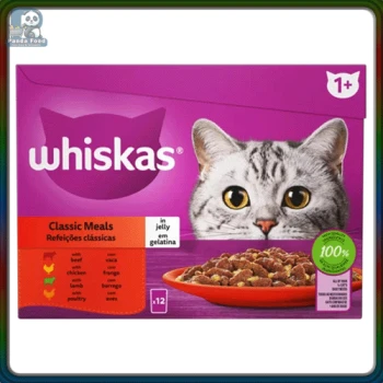 Whiskas Classic Meals in Jelly Cat Food 85gx12s