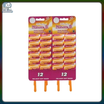 Gillette® Minora II Disposable Razor 2Pcs