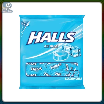 HALLS Lozenges Ice Blue 72`s