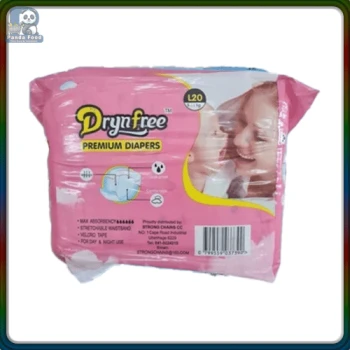 Drynfree Premium Baby Diapers-L 20's