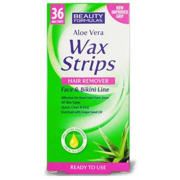 Beauty Formulas Hair Removal Wax Strips 36 pcs