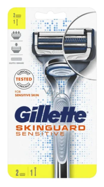 Gillette SkinGuard shaver + replacement heads 2 pieces