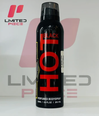 HOT BLACK PERFUMED BODYSPRAY-200 ML