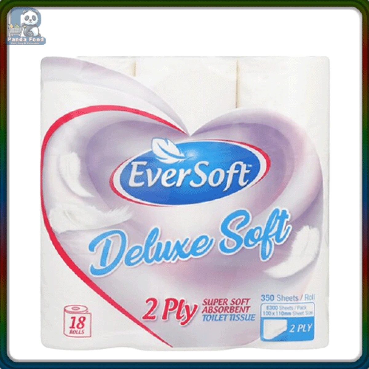 Eversoft SOFT 2X350S PLY TOILET PAPER 1X 18s