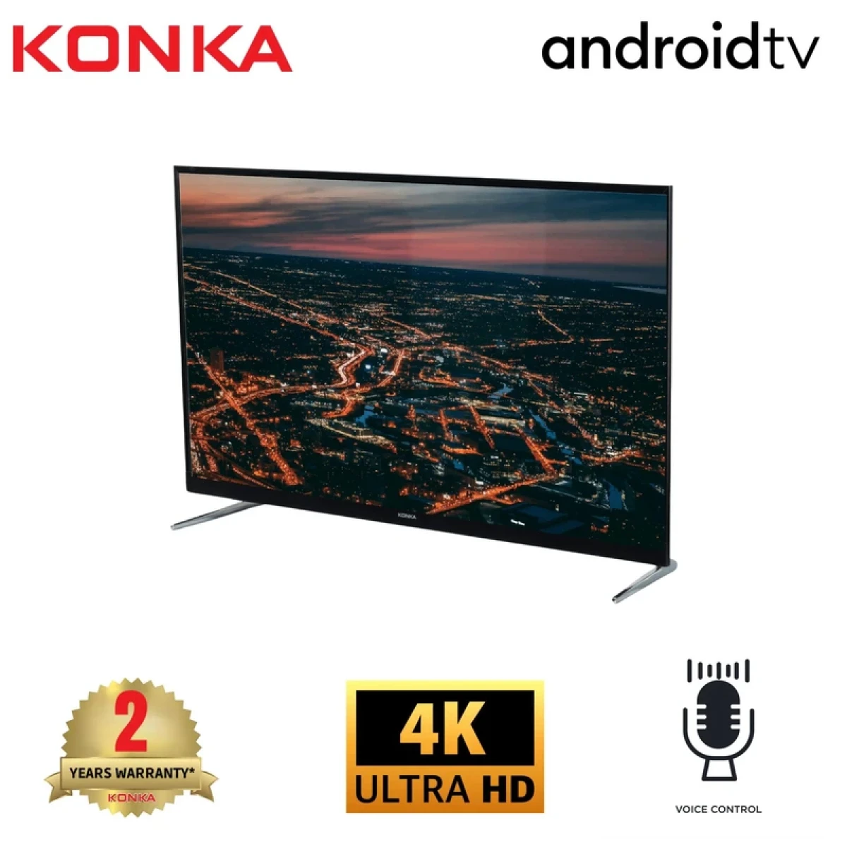 KONKA Smart Android with Voice Control LED TV – KDG32XR683ANT (32
