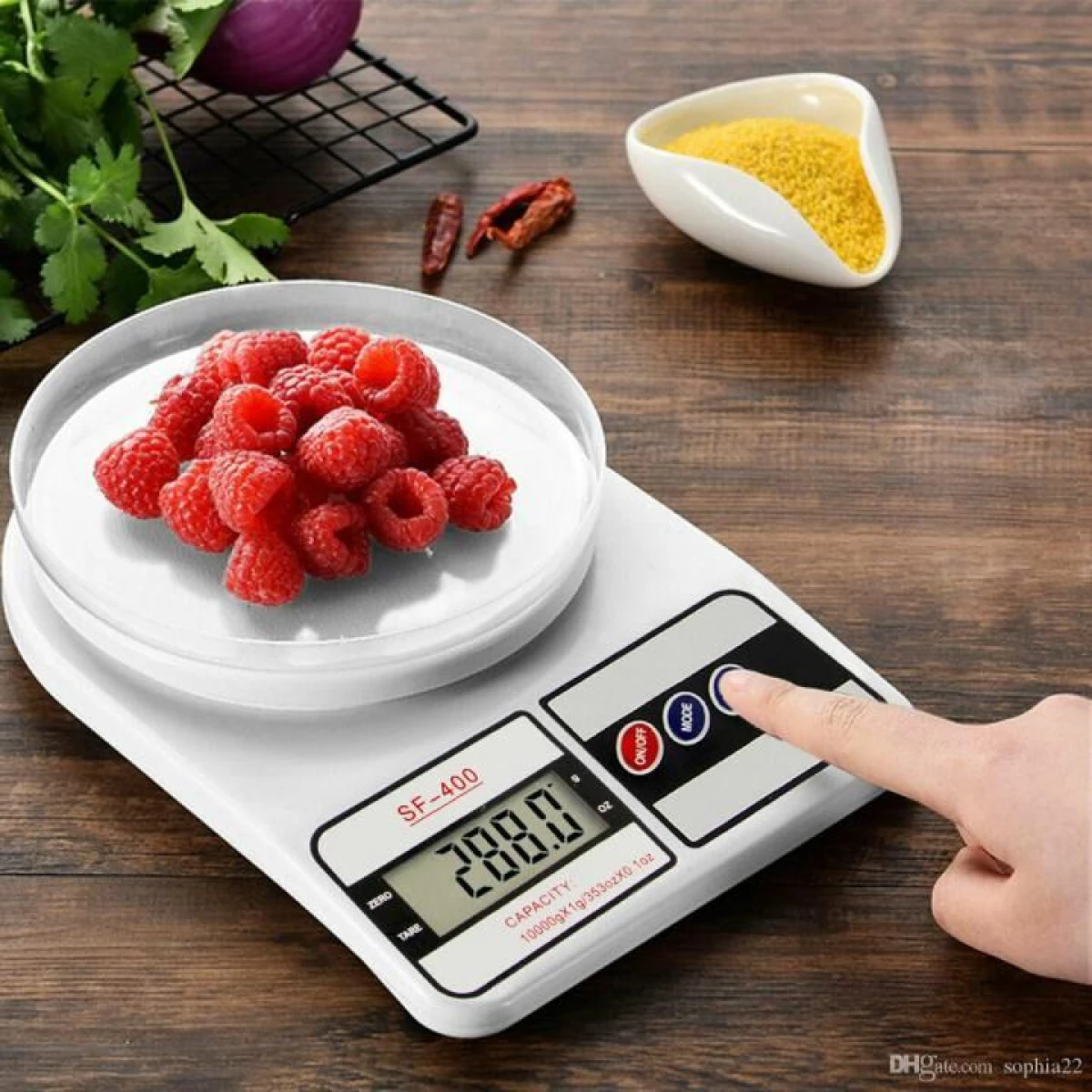 Digital Kitchen Weighing Scale – LCD Display, Multipurpose Food & Ingredient Measurement || Looking Mart