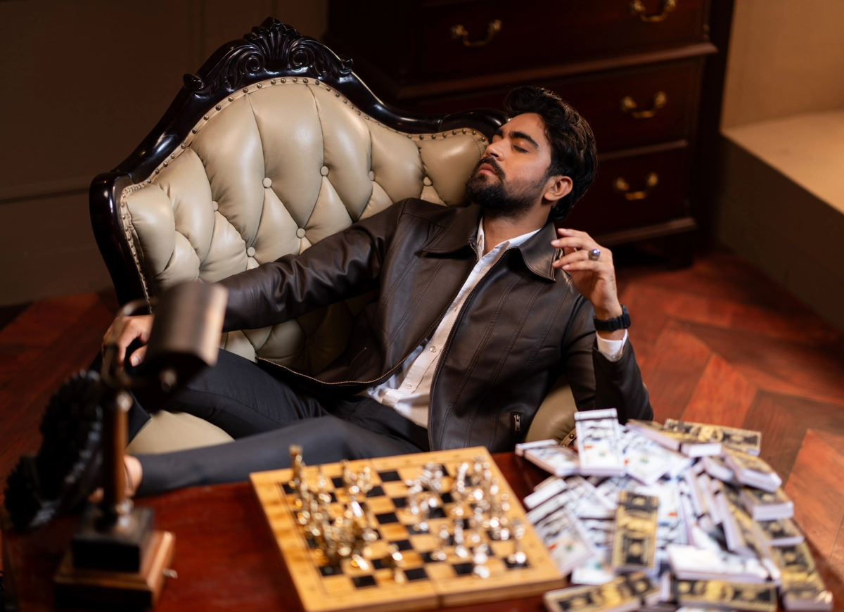 ARZAAL'S THE RICH DARK CHOCOLATE LEATHER JACKET ST5
