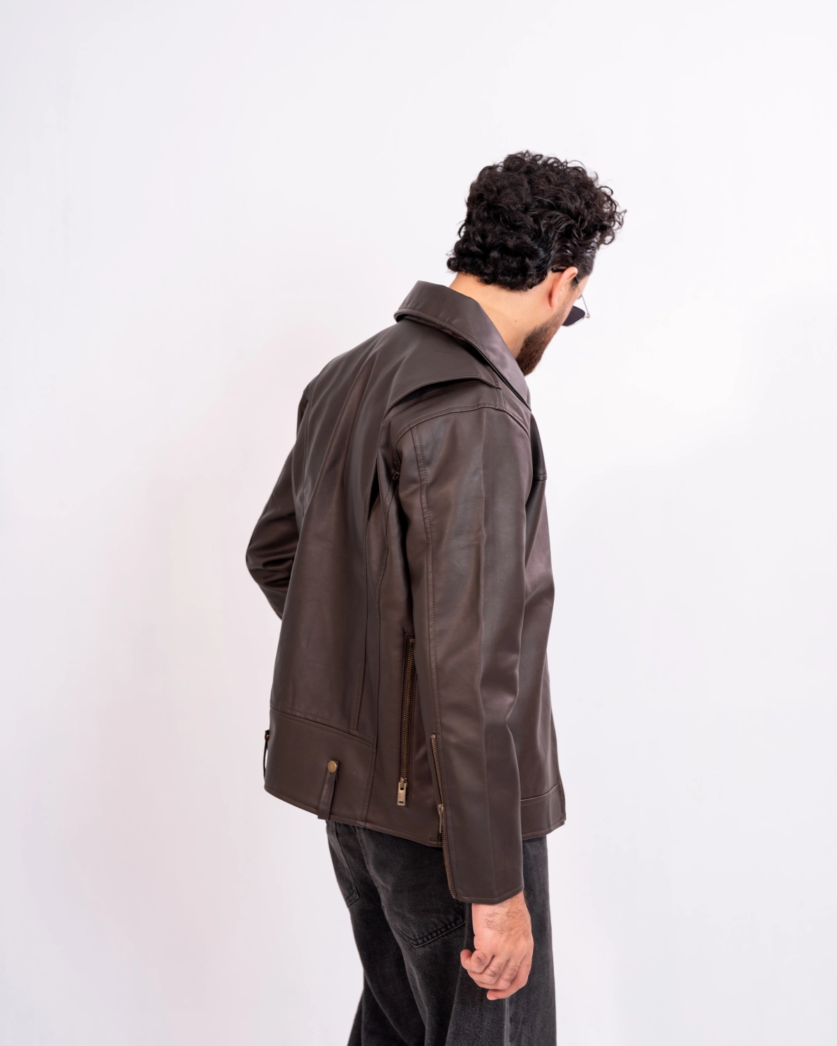 ARZAAL'S THE RICH DARK CHOCOLATE LEATHER JACKET ST2