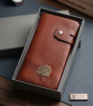 Heritage Leather Executive Long Wallet