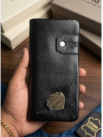 Heritage Leather Executive Long Wallet