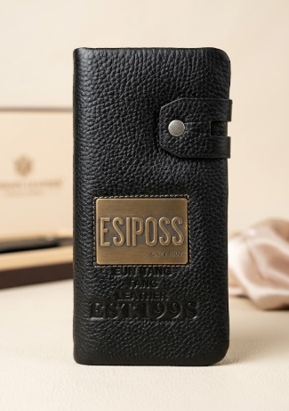 Heritage Leather Executive Long Wallet