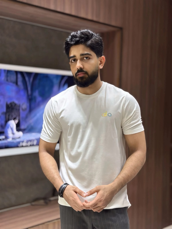 ALO Men's Solid Basic T-shirt